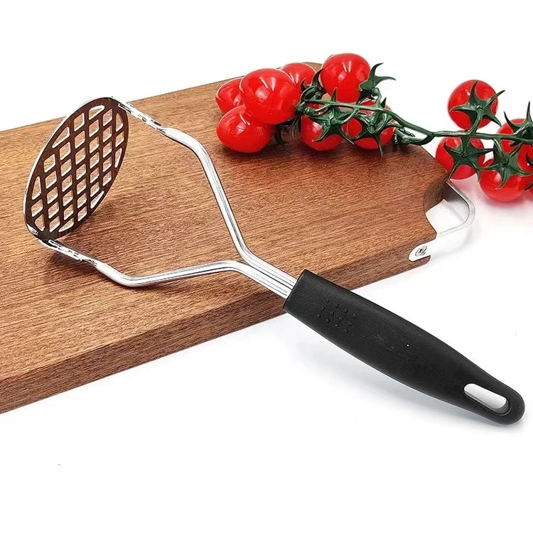 Potato Masher Heavy Duty Stainless Steel Mashed Potatoes Masher Masher Kitchen Tool for Avocado Potatoes Beans Meat Vegetables