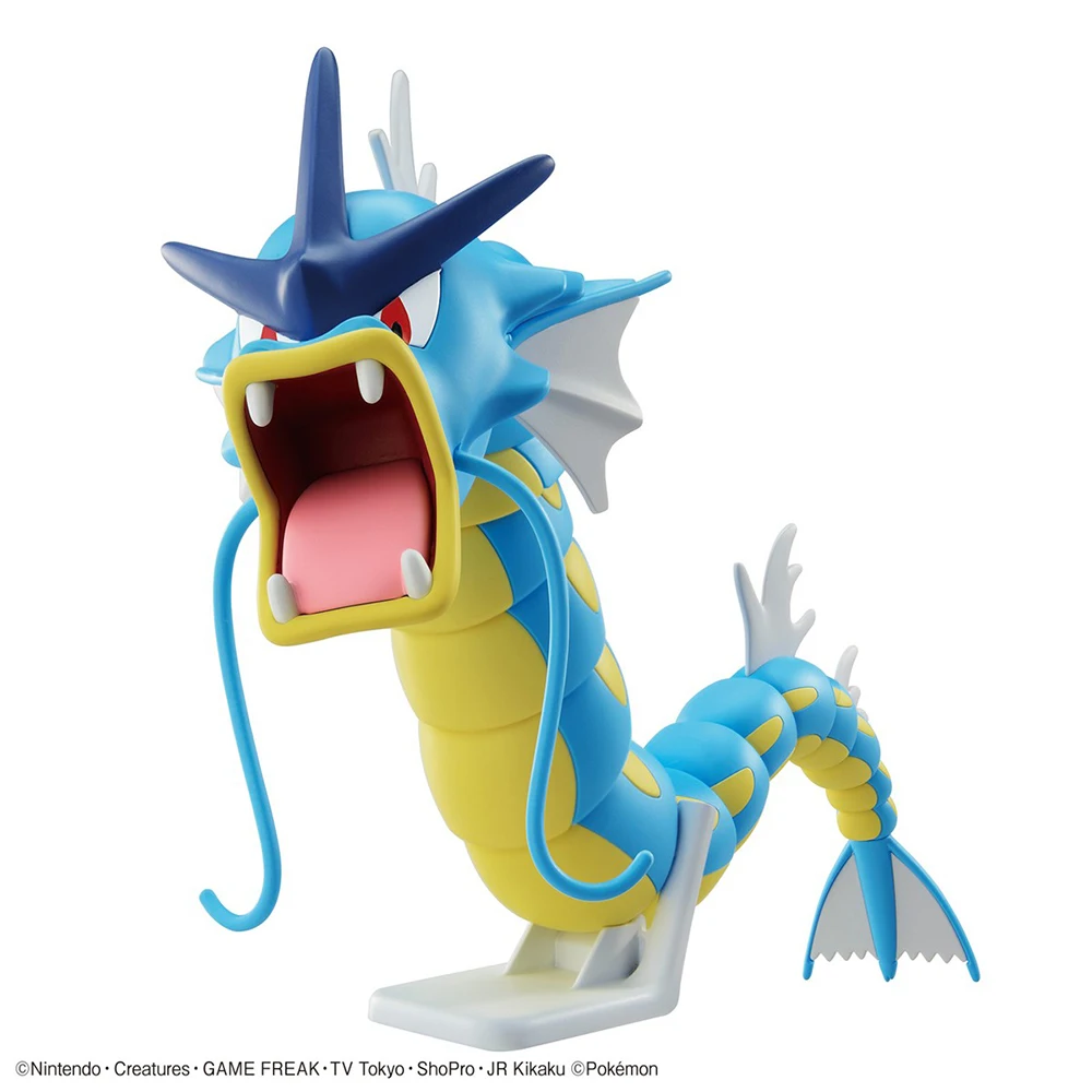 In Stock Original Bandai Pokemon Plamo Garchomp Gyarados Greninja Gardevoir Gengar Lucario Riolu Assembly Figures Model Toys