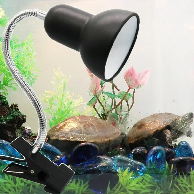 Turtle Lizard Bird Room Basking Lamp Reptile Full Spectrum Ultraviolet Heating Insulation Calcium Supplement Sun UVB Lamp Clip