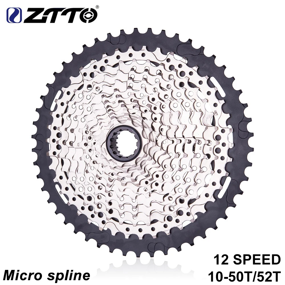 ZTTO 12 Speed 10-50T 52T MS Bicycle Cassette ULT 12S MTB Freewheel 12speed Mountain Bike M8100 M9000 M9100 Sprocket