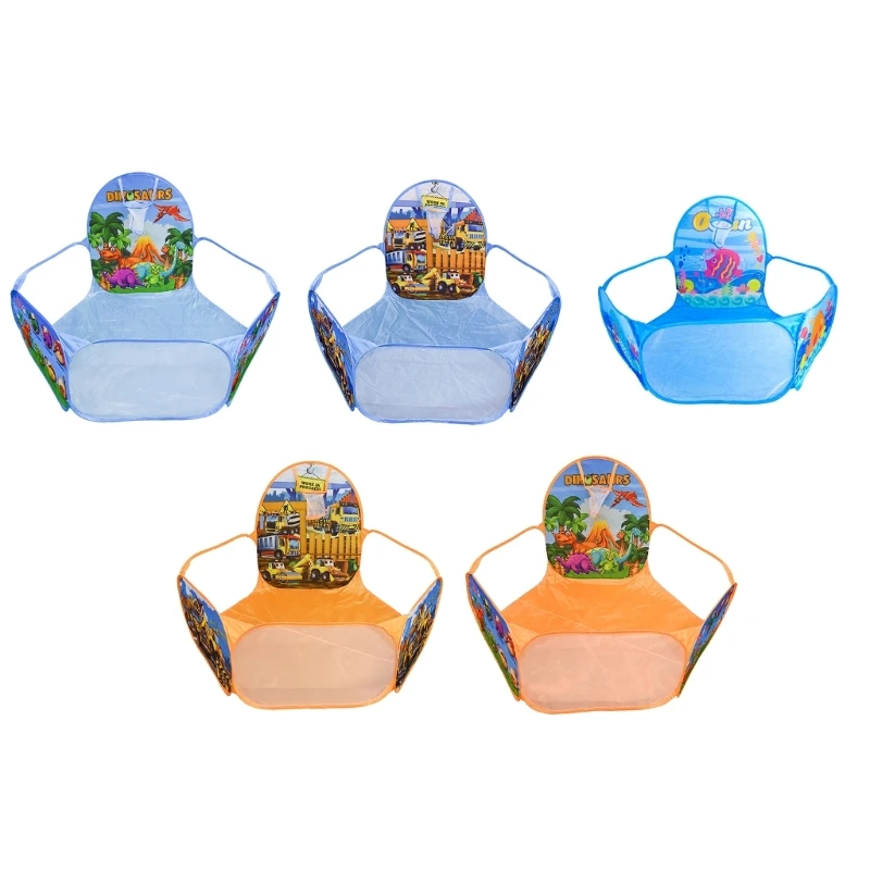 

W3JF Мультяшный манеж с мячиками Детская игровая площадка Складная игровая площадка на животике