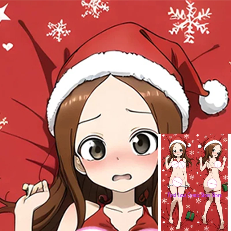

Dakimakura Anime Pillow Case Takagi Pillow Cover Halloween Christmas Decoration