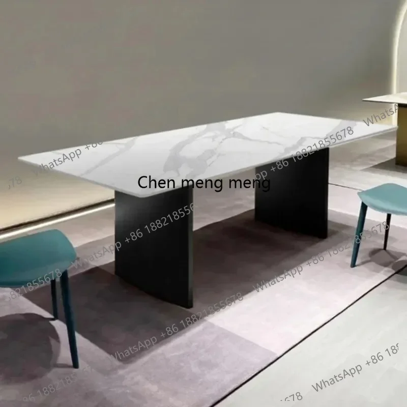 CC178 Gold Nordic Dining Tables Reading Waterproof Luxury Salon Dining Tables Living Room Kitchen Tavoli Da Pranzo