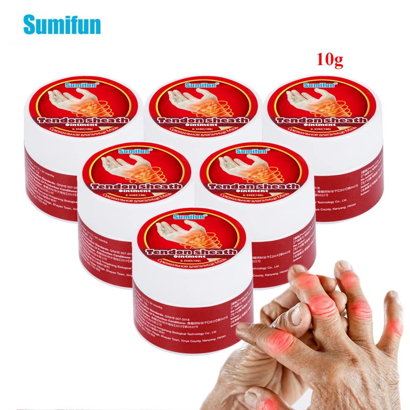 

1/3/5Pcs 10g Sumifun New Tenosynovitis Treatment Cream Finger Wrist Joint Muscle Pain Relief Ointment Thumb Tendon Ache Plaster