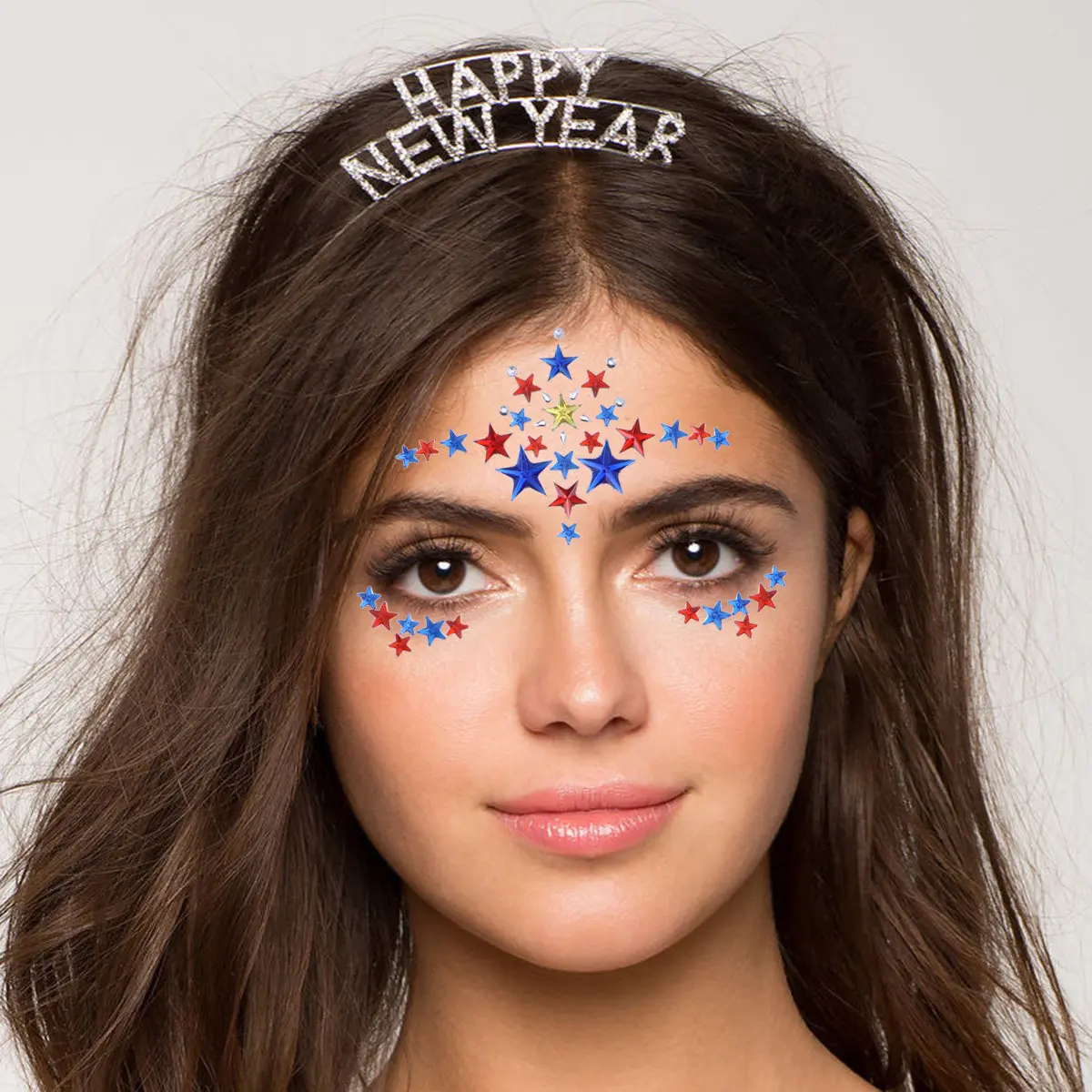 

Кристальные акриловые украшения для лица для фестивалей, вечеринок, DIY декора, случайные цвета, наклейки на лоб, украшения для тела