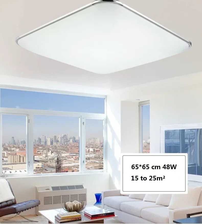 

Y acrylic modern led chandelier lights for living room bedroom square Indoor Ceiling chandelier Lamp Fixtures