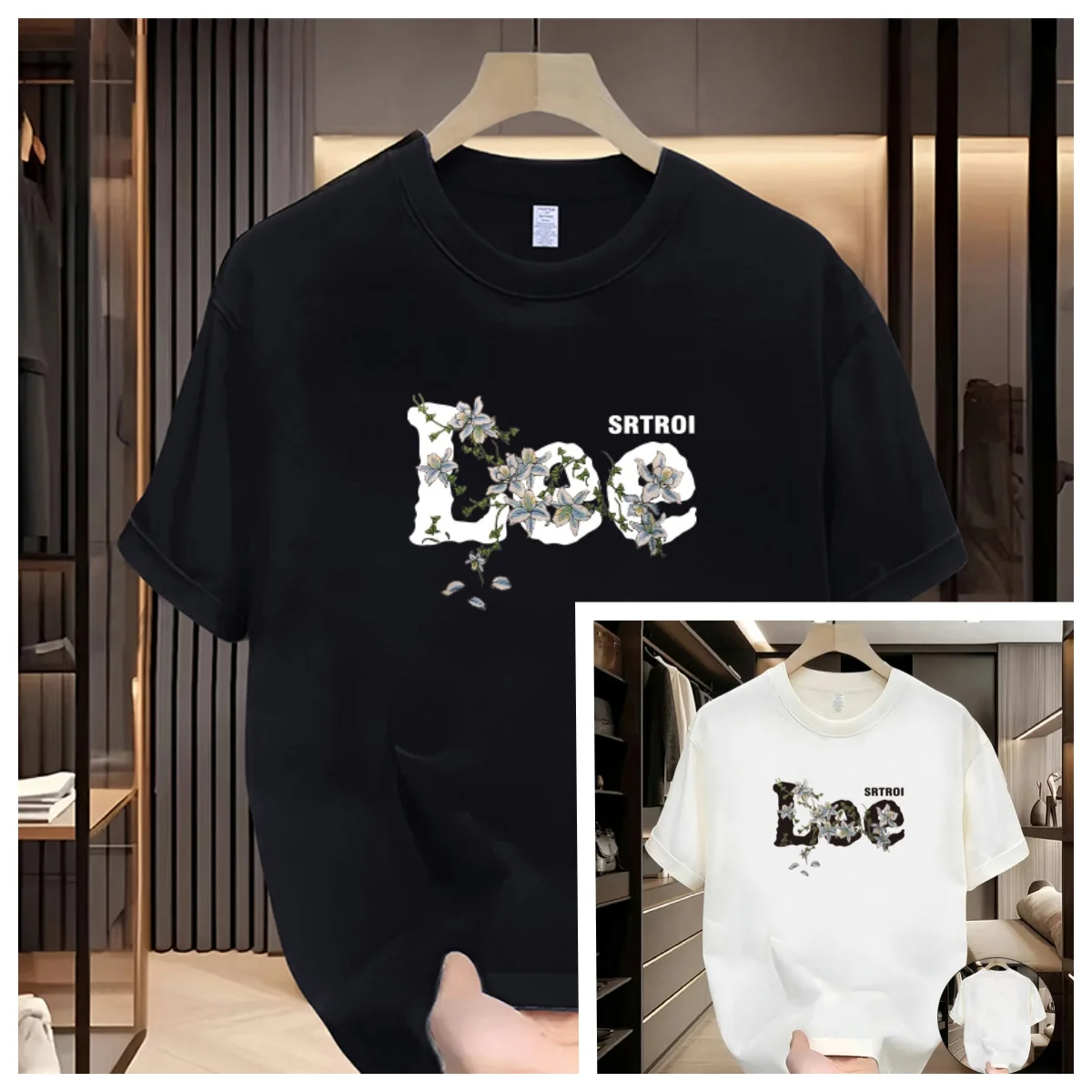 Camiseta Lee À Manches Courtes Pour Hommes 2025 Nouvelle Impresión Versatilidad En Coton Pour Garçons D'été