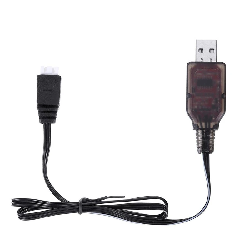 USB Charging Cable 7.4V 2S Li-Ion Battery Charger For HS 18301 18302 18311 18312 1/18 RC Car Parts