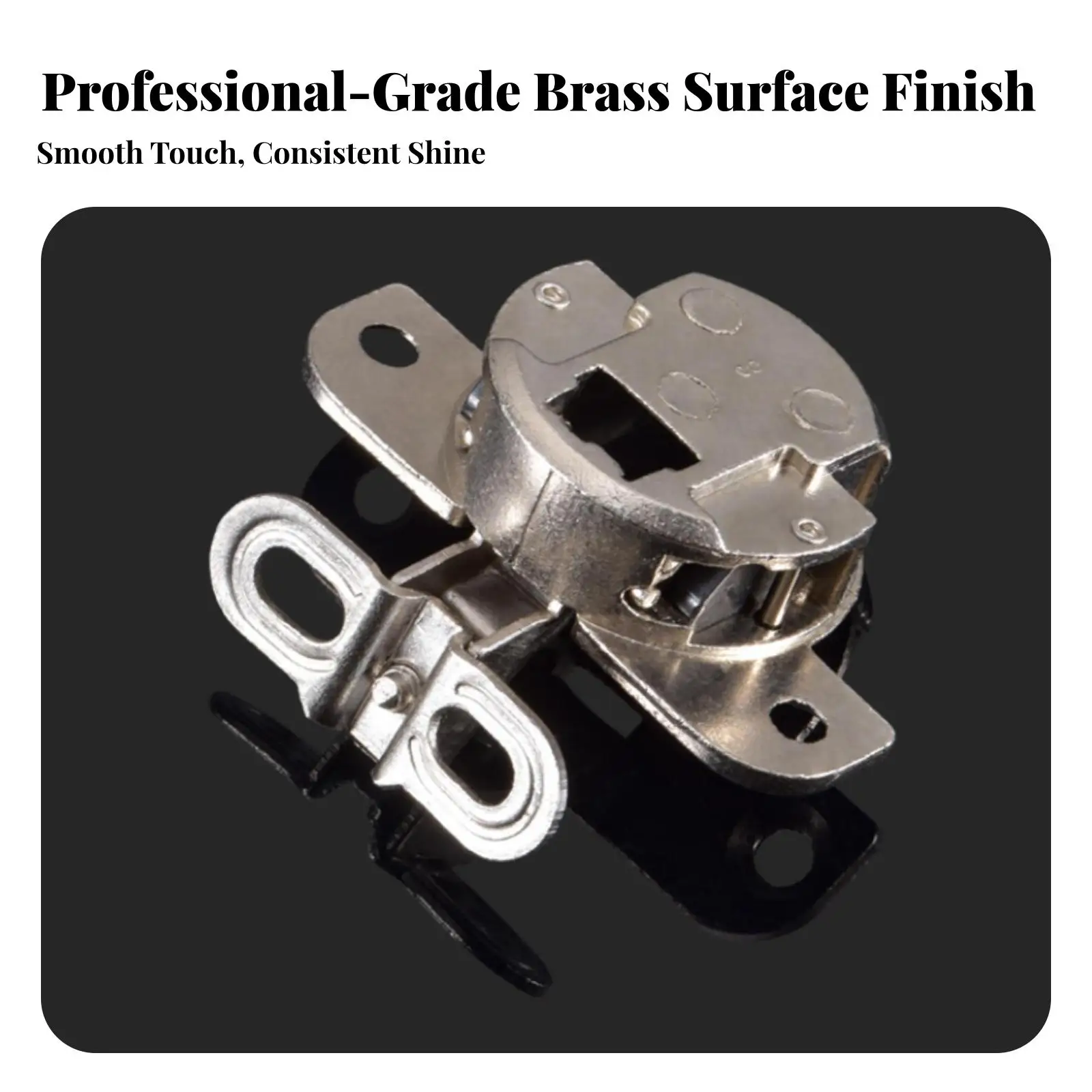 Kitchen Cabinet Hinge Concealed Soft Closing Zinc Alloy Inward Opening for Cupboard Door Mount