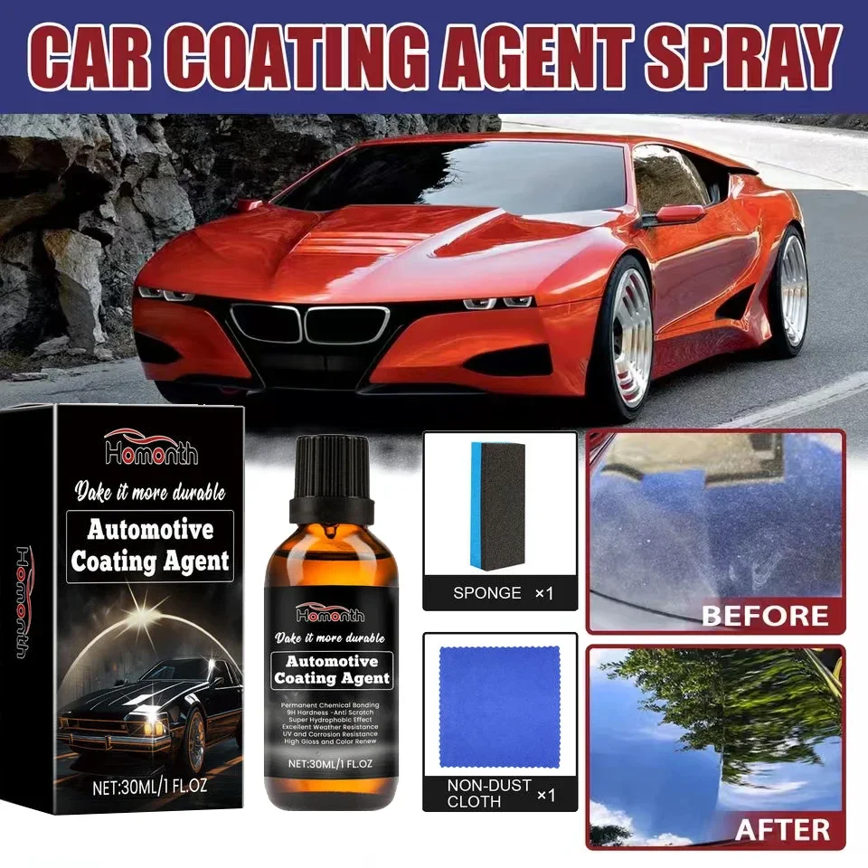 

Automobile coating spray car paint maintenance decontamination and brightening nano coating spray coating agent