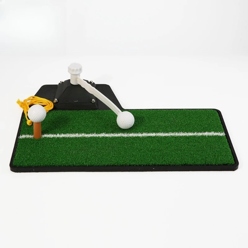 

Indoor three-in-one multi-functional golf practitioner, swing practitioner, portable strike pad