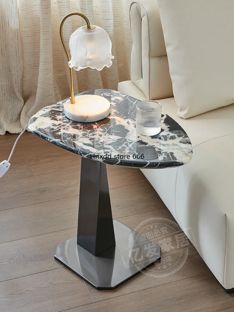 Light luxury modern marble designer high sense minimalist small coffee table