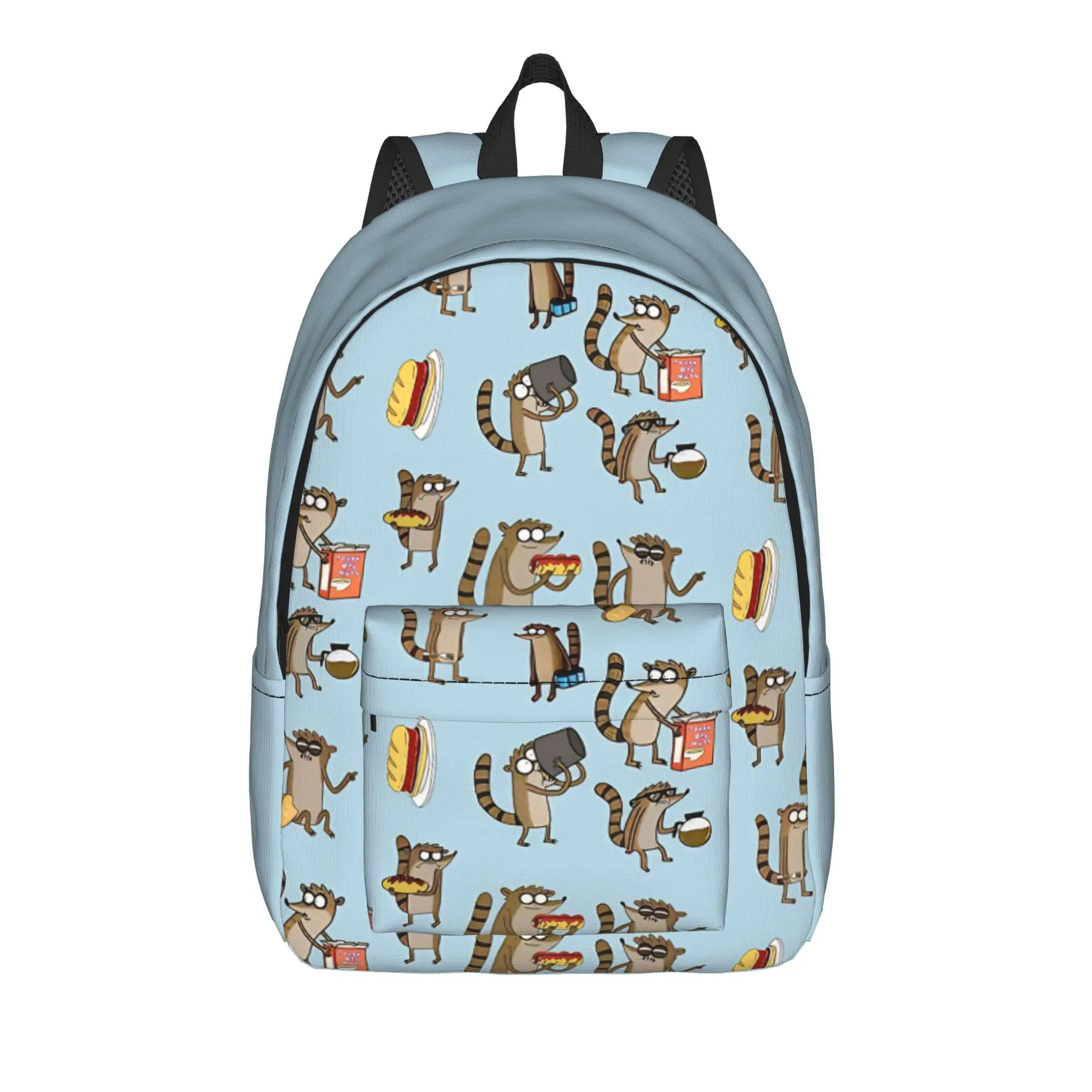Back to school season funny little animal  Bookbag R-Regular show Female Super Quality Backpack