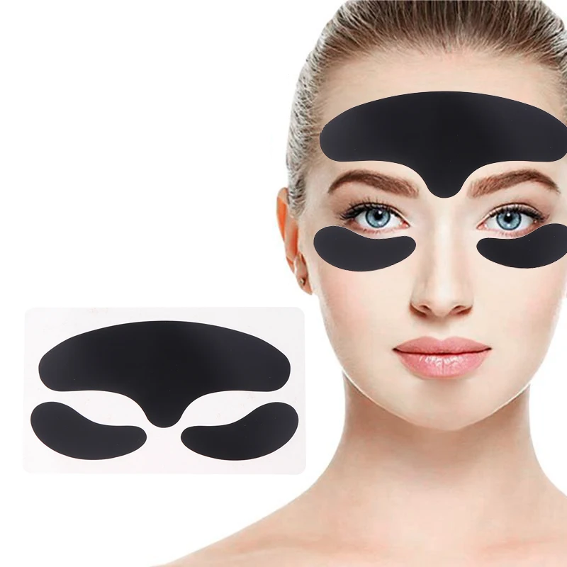 New Reusable Eye Pads Forehead Stickers Silicone Stripe Lash Lift Eyelash Extension Hydrogel Patches Under Eye Gel Patch Makeup