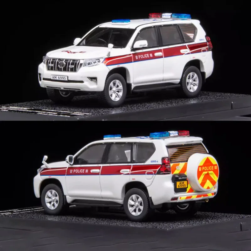 Масштаб 1:43 Sunstar vitesse Land Patrol Prado 2018, Гонконгская полиция, модель автомобиля из сплава, классический сувенир для взрослых, подарок, статический дисплей