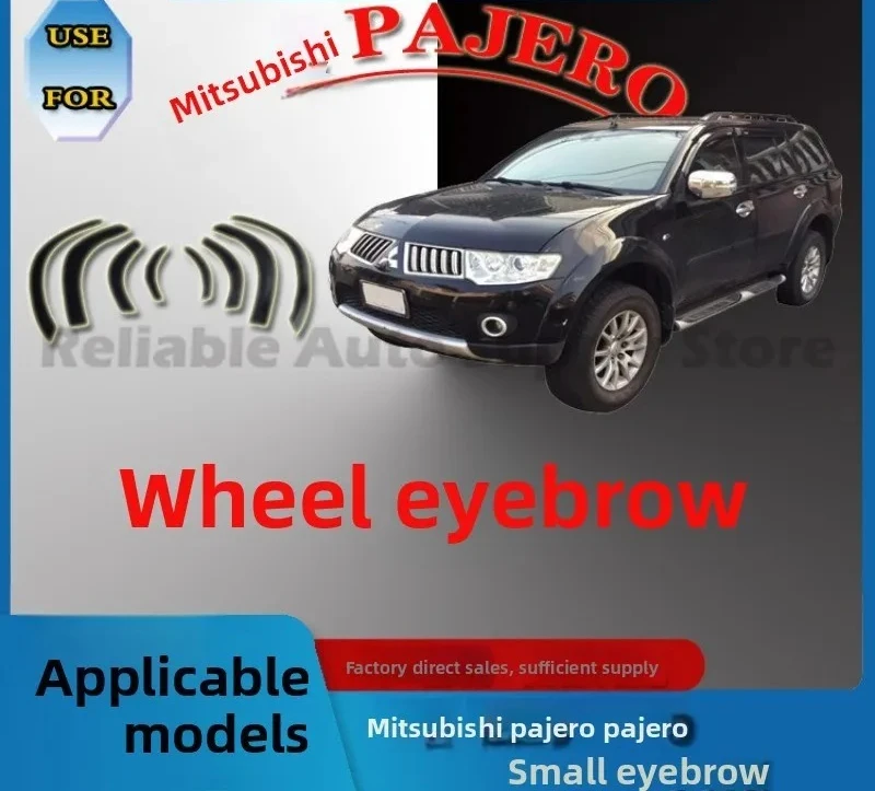 

Fender Flares Wheel Arch Trim For Mitsubishi Pajero 2015 Upgraded Stylish Car Accessories High Quality Durable Easy Installation