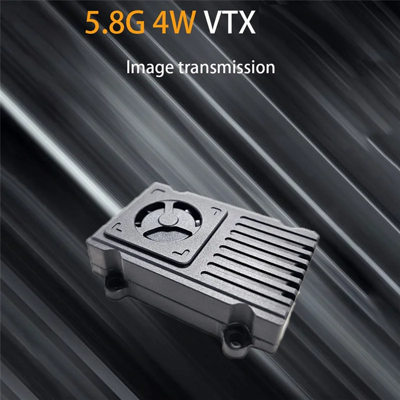 

5.8G 4W FPV VTX+Antenna 48CH 4000W Video Transmitter Built-In Heat Sink+Fan For Long Range FPV Drone RC Model