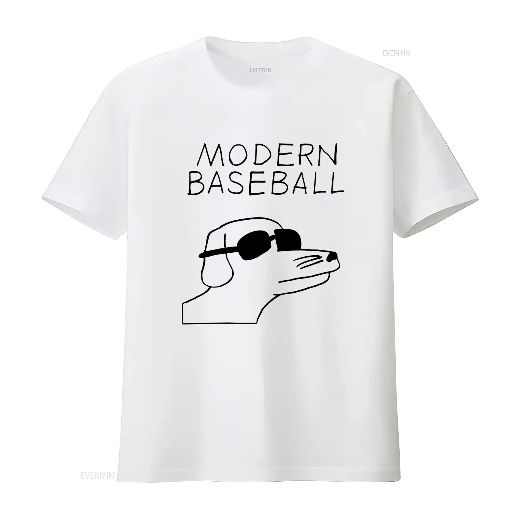 Modern Baseball Dog T Shirt Pop Punk Band Merch for Slaughter Beach The Front Bottoms Marietta Free Throw Stylish  vintage