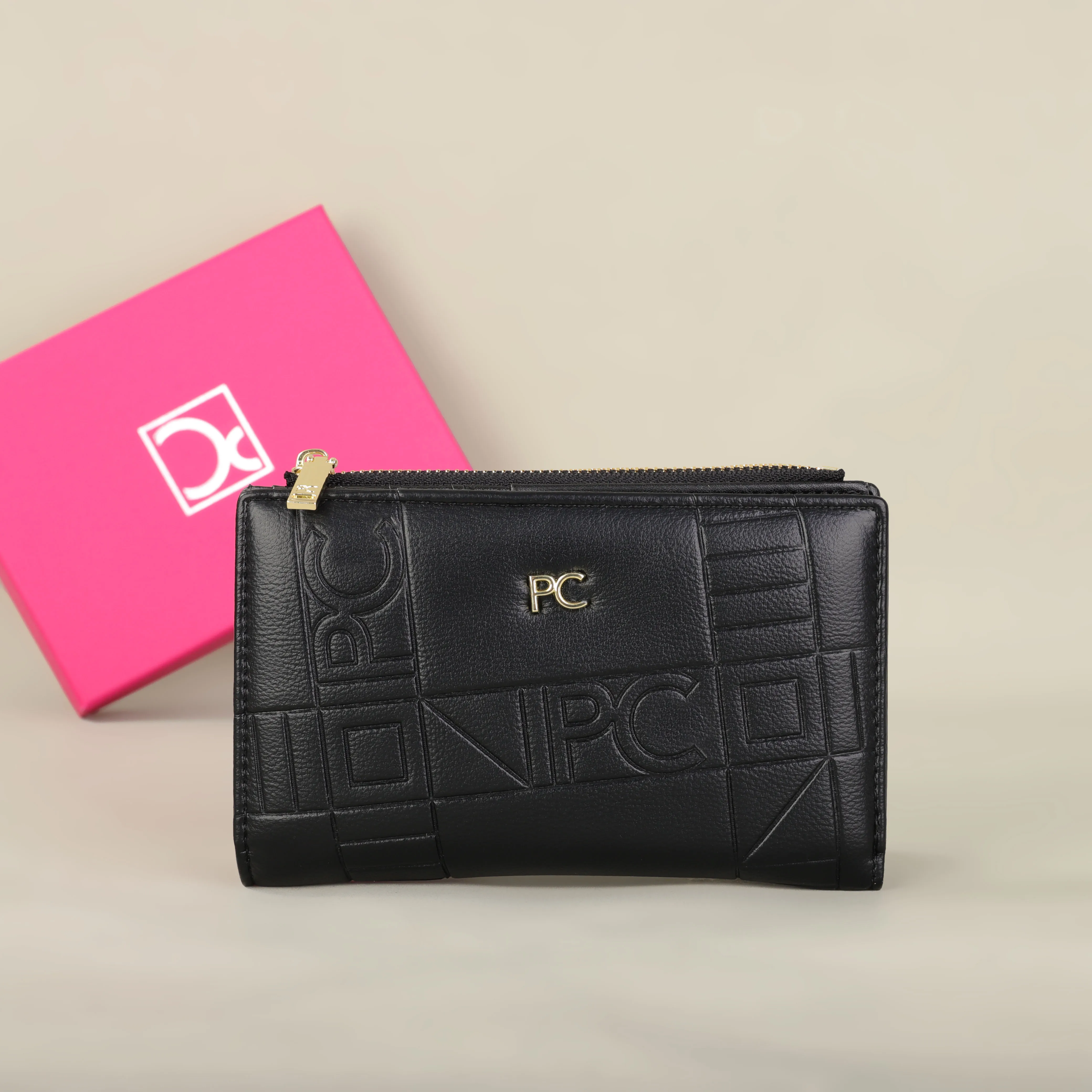 

PG PATSY GARIS Women's Wallet Fashion Letter Color Pattern Classic Retro Long Storage Wallet PU Material Women's Wallet