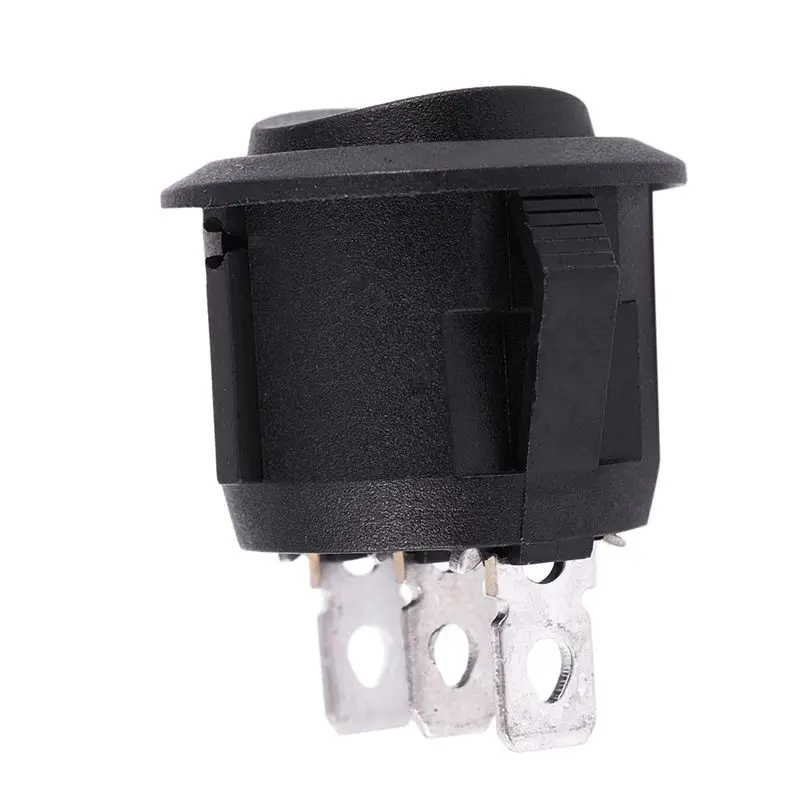 ABZZ-20 X AC 6A/250V 10A/125V 3 Pin SPDT ON/OFF/ON 3 Position Round Boat Rocker Switch