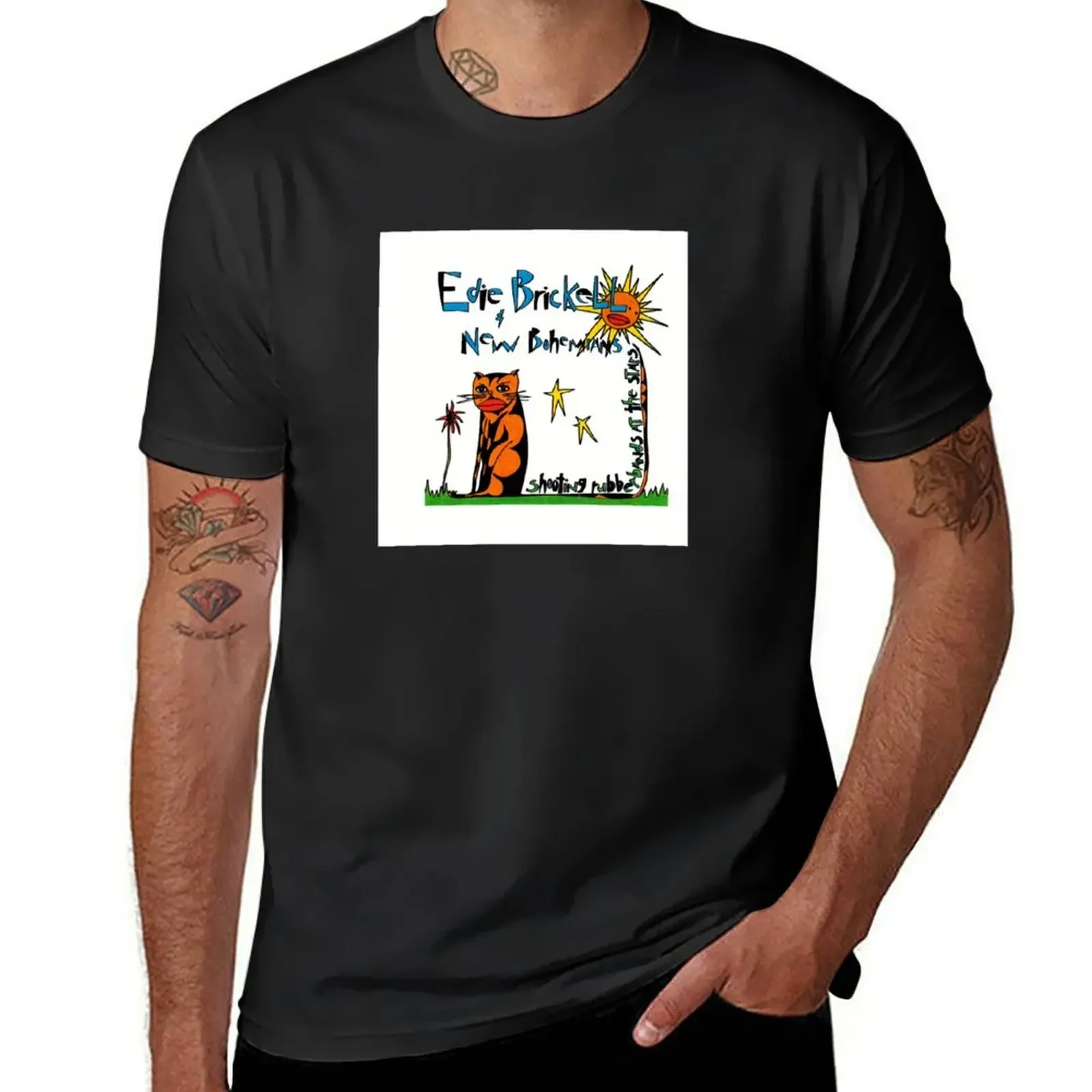 

Edie Brickell & New Bohemians - Shooting Rubberbands at the Stars T-Shirt blanks Short sleeve tee mens t shirts