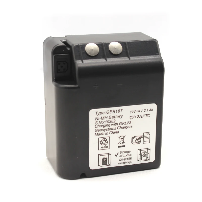 

GEB187 Battery NiMH 12V 2.1Ah Compatible For Leic TPS1000 TCA1800 TC2003 total station Surveying Instrument Replacement Battery