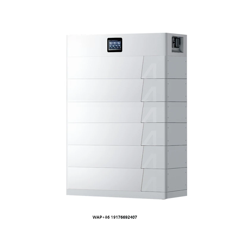 High Voltage 7.68kwh Stackable Lithium Ion Battery Pack 10-46kWh 51.2V 100Ah IP65 Hybrid Grid Home Solar Battery