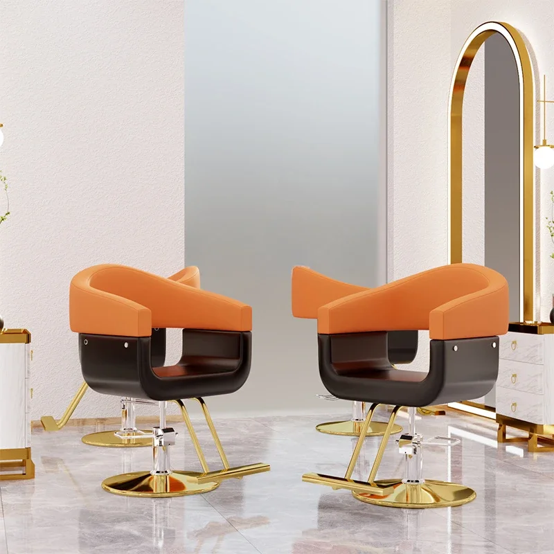 

Hair Salon Haircut Stool Hairdressing Barber Shop Can Rise Rotate Net Red Chair Nail Chairs Kapperstoel Sedia Barbiere Sedia