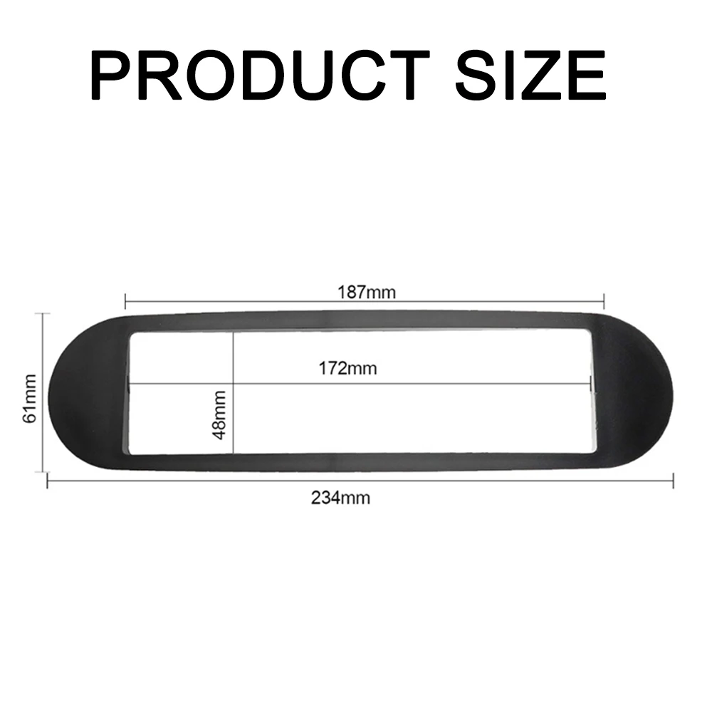 One Din Fascia For VOLKSWAGEN New Beetle 1997-2010 Radio DVD Stereo Player Panel Dash Mounting Installation Trim Kit Face Frame