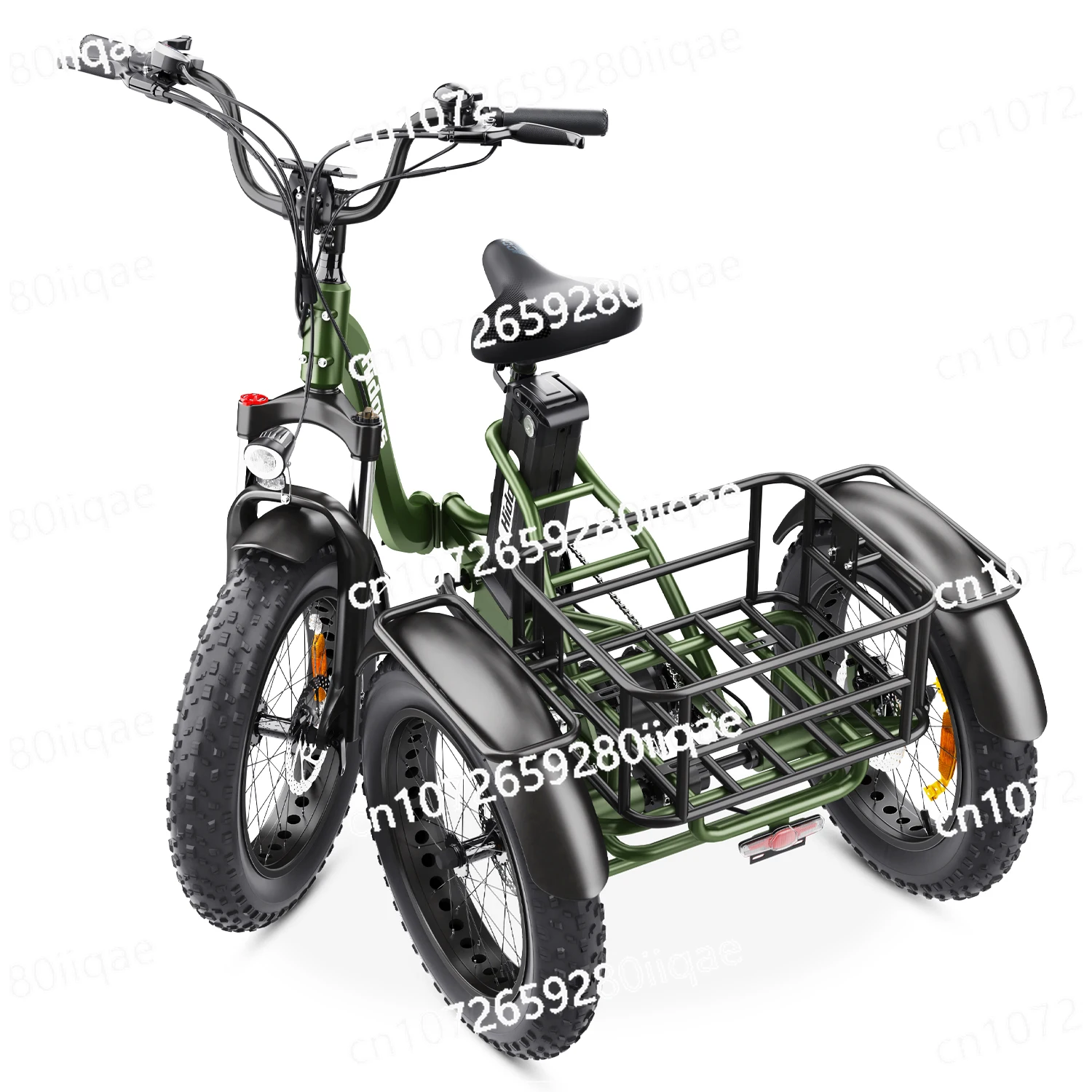 Adult Foldable Frame Aluminum Frame MTB Cargo Pedal Bike Folding Tricycle 3 Wheel Trike/Cheap 20 Inch Tricycle