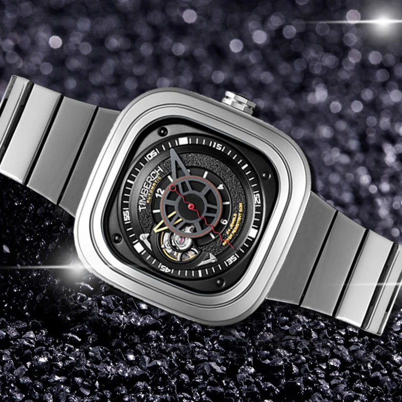 28mm Solid Steel Watch Strap For SEVENFRIDAY M2/02 P1B/01 Stainless Steel watch band  Black Silver  Watch Bracelet