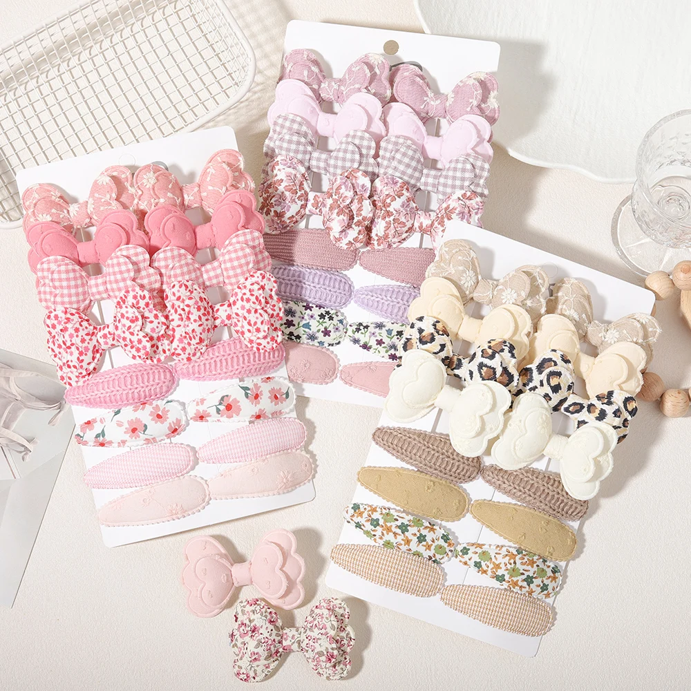 Pinces à cheveux avec nœud pour fille, 16 pièces, couleur bonbon, mignon, nouvel an, nouveau Style BB, épingles à cheveux pour enfant, Barrettes, accessoires pour cheveux de bébé, cadeau