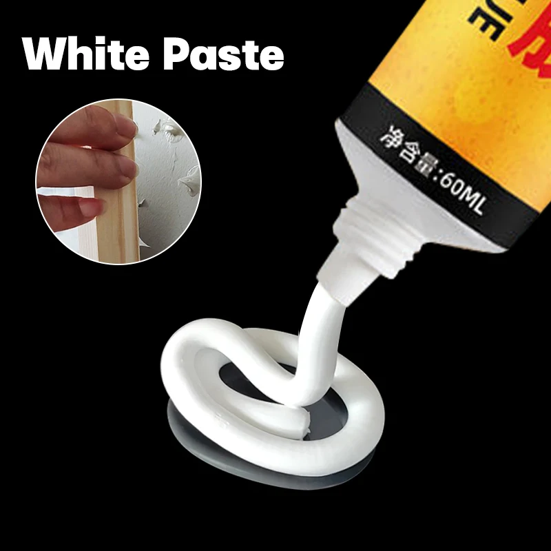 60ML Strong Waterproof Transparent Glue Free Nails Glue No Tools, Odorless, Adhesive For Wood Furniture