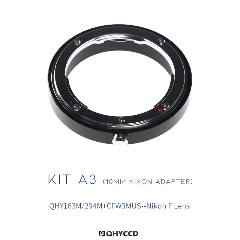 

QHYCCD Adapter Set A3 10mm M54 Nikon Adapter Ring