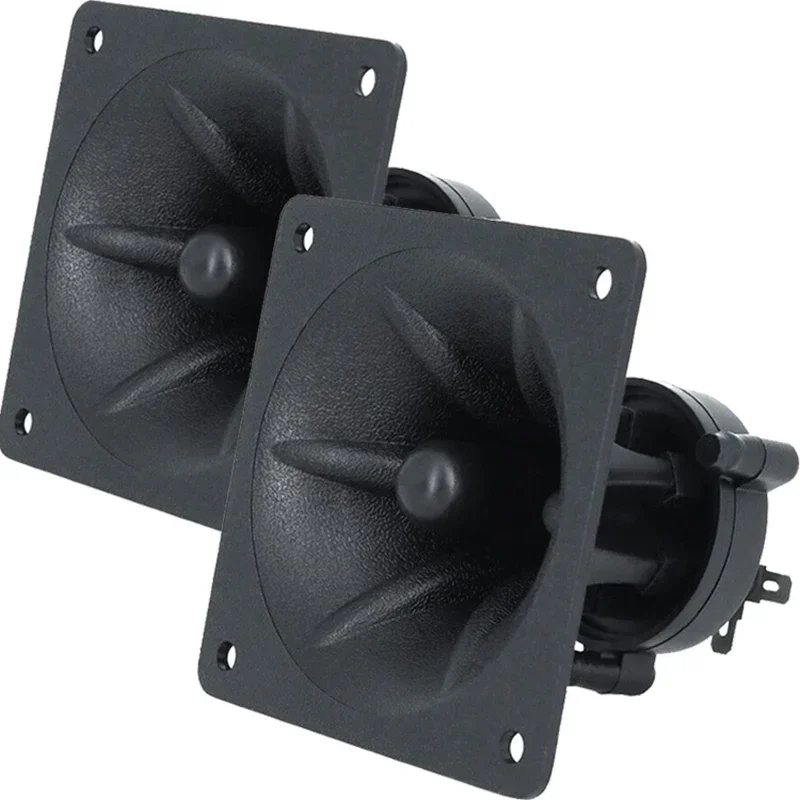 2 pçs tweeter tweeter 85mm piezo 150w cerâmica buzzer tweeter redondo quadrado alto-falante de áudio móvel