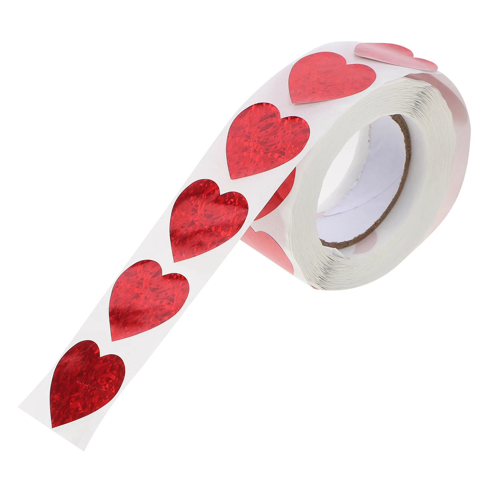 500Pcs Heart Stickers Self-Adhesive Multi-Use Body Labels for Gift Wrapping Sealing Decorative Decals Valentine's Day