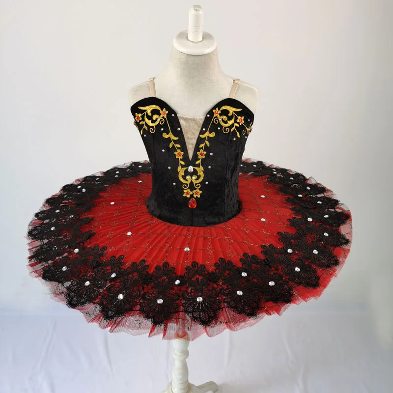 

Adult Women Professional Ballet Tutu Dress Girl Ballerina Dress Red Black Ballet Skirts Dance Costumes Ballet Dress Girls