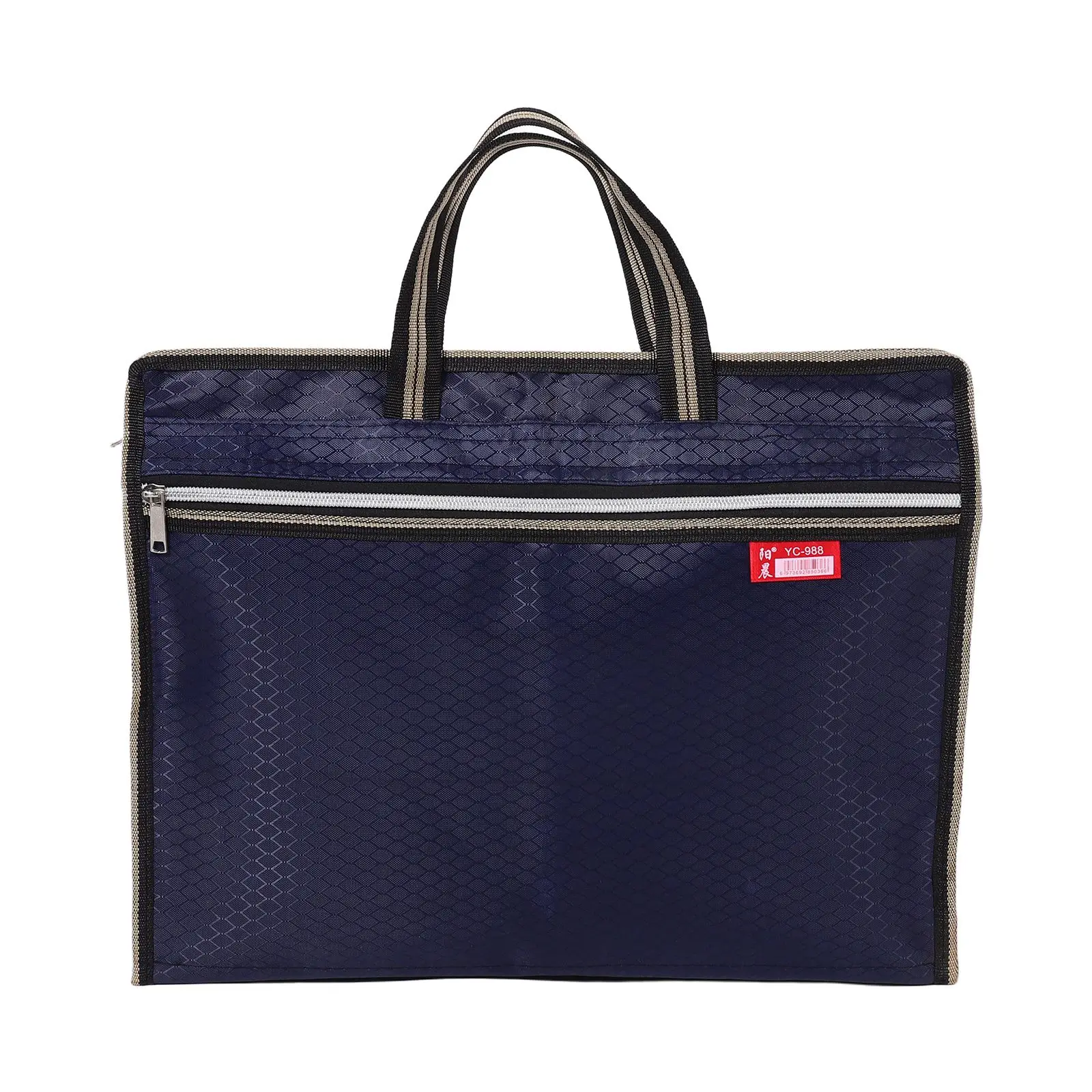 

File Tote Large Capacity Oxford Book Carrying Bag Cloth Document Bag Business Meeting Folder Laptop Storage Solution