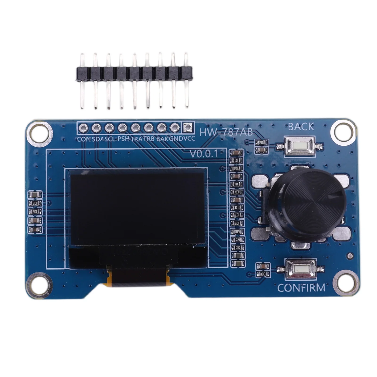 OLED Display with Rotary Encoder Module I2C OLED Screen with Rotary Knob Volume Control Encoder Display for Arduino STM32