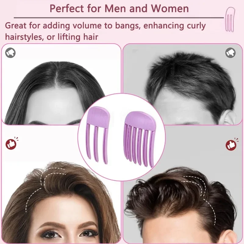1/2pcs Fluffy Hairpin Curling Bangs Clips Hair Roots Volumizing Hair Clips Women Curling Fixed Shape Clips Fashion Hair Roller