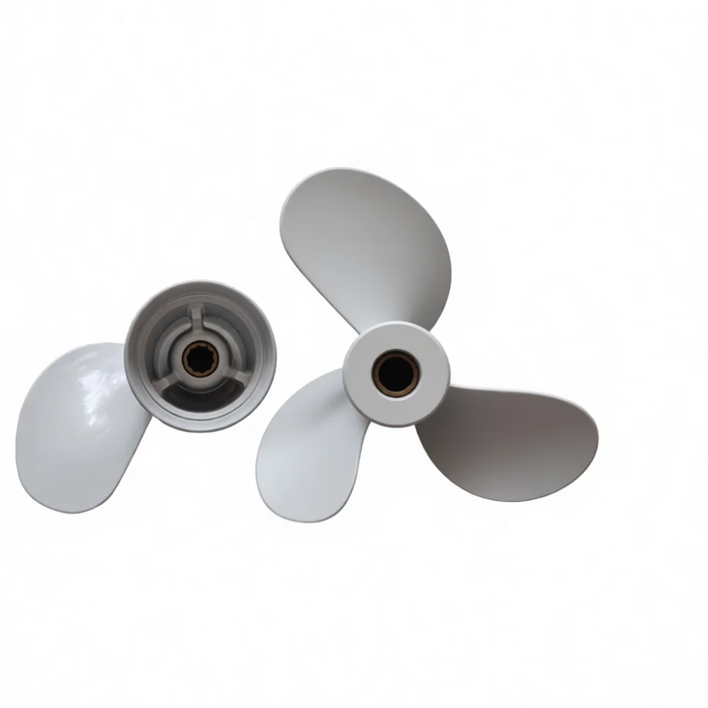 Aluminum Outboard Motor Propeller For Yamaha Boat Engine Parts 3 Blade Replacement Marine Spare Accessory Durable Alloy Material