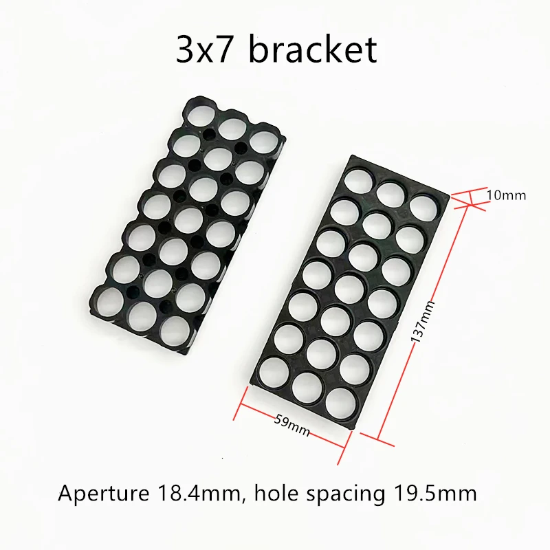 18650 overall fixed bracket with an aperture of 19.5mm, handmade electric vehicles, solar toys, etc. 18650 battery pack