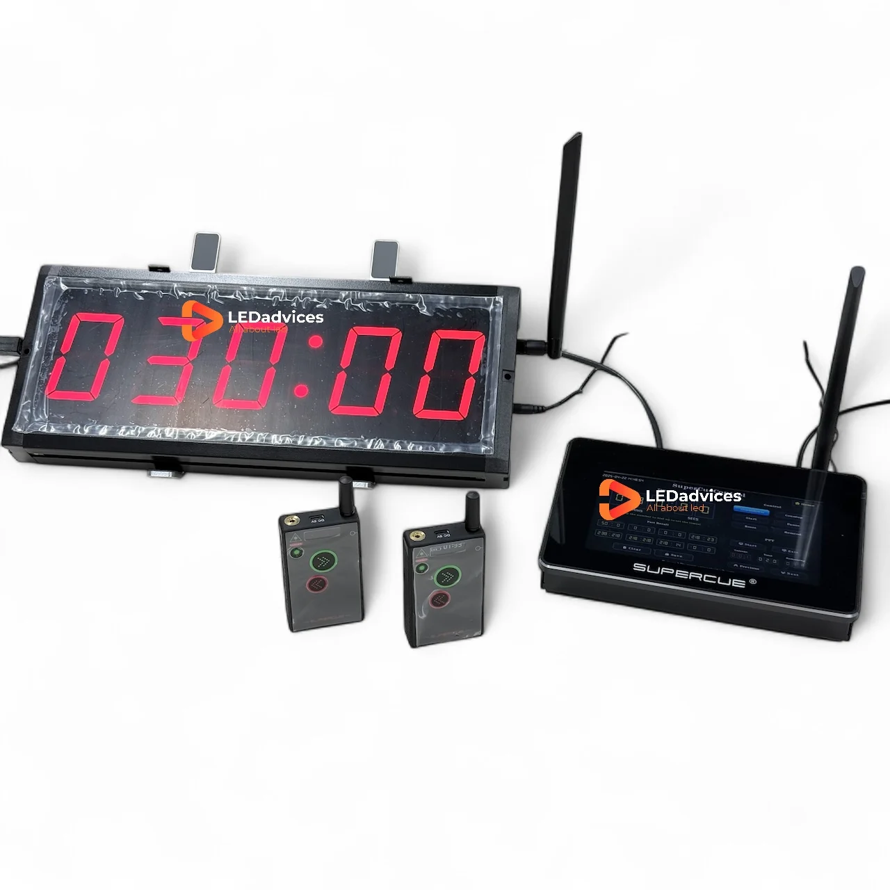 

100m Timer Display SuperCue Presenter Cuelight Page Clicker Anti Interference Long Distance Conference Product Launch Meeting