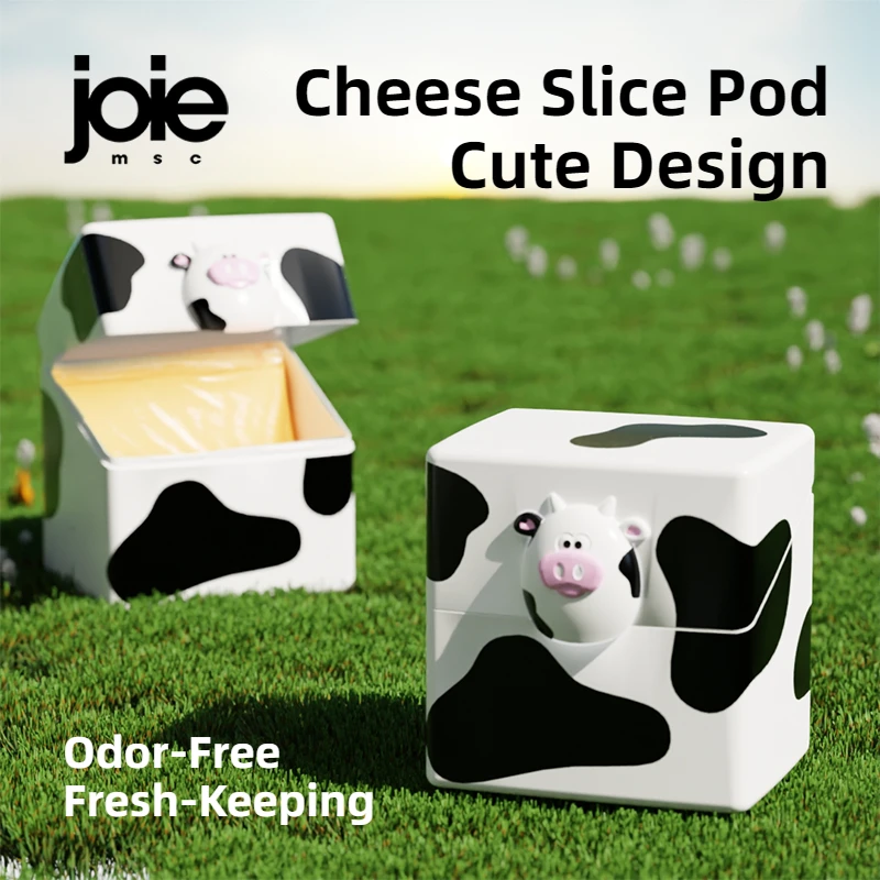 Joie Cheese Storage Box Refrigerator Storage Cheese Container Cute Design Cheese Slice Storage Cheese Butter Tea Coffee Storage