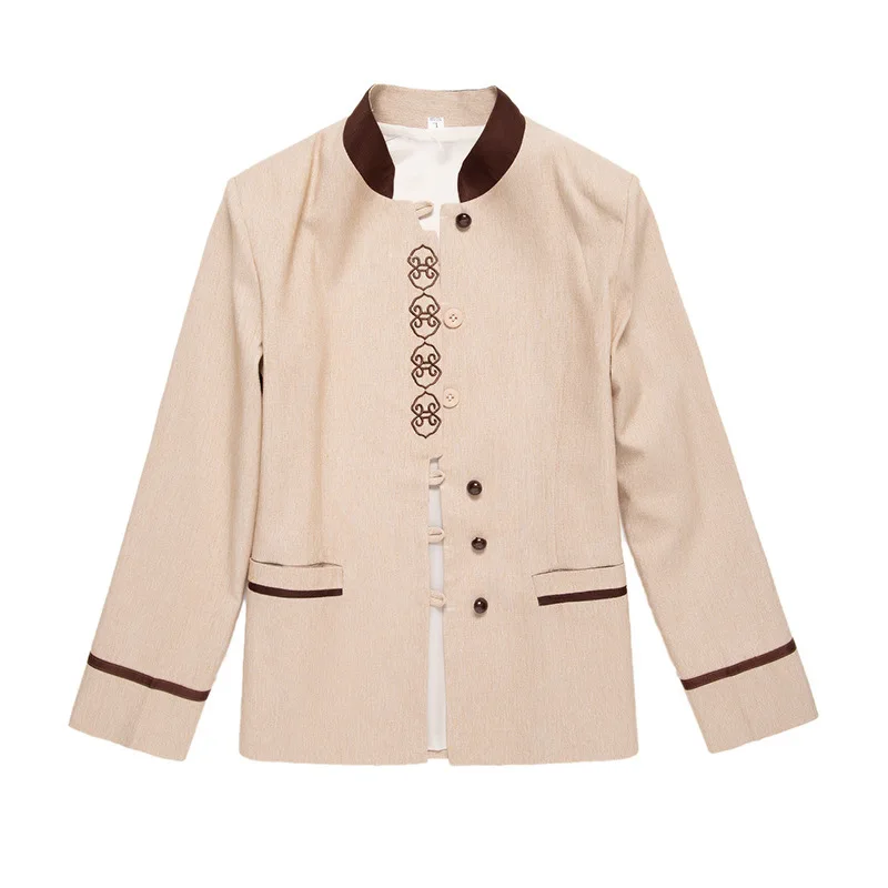 Schoonmaken Werkuniform voor Vrouwen Eigendom Hotelkamer Schoner Tante GuesthousePABreathable Ober Lange Mouw Herfst Winter Outfi