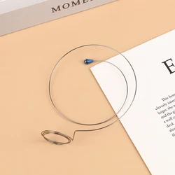1Pc Stainless Steel Wire Eye Loupe Eyeglasses Holder Watch Repair Easy To Stuck Magnifier Eyepiece Steel Ring Accessories