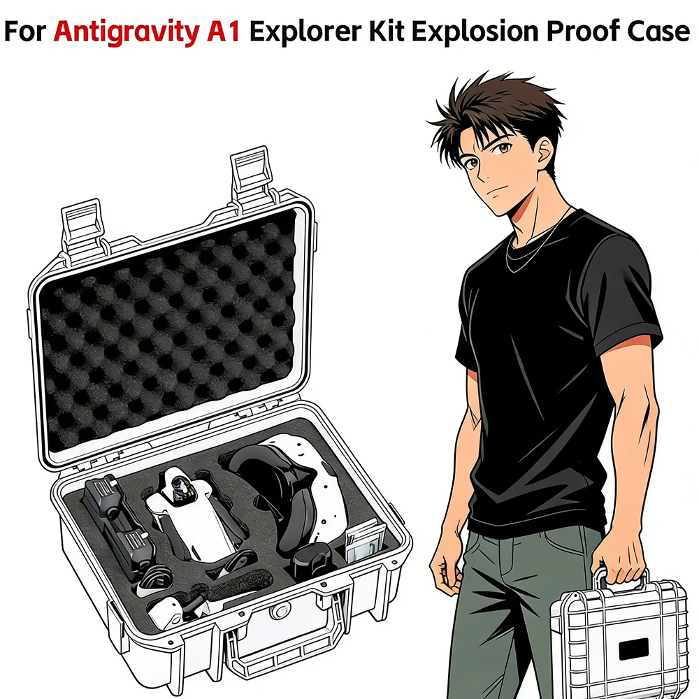 

Carrying Case for Antigravity A1 ， Explosion-Proof Storage Box Hard Shell Case Protective Organizer