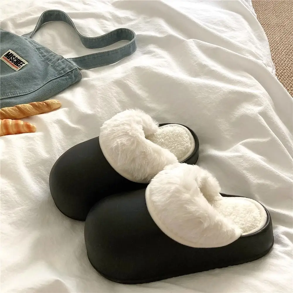 شباشب جديدة للخريف والشتاء عالية القيمة قابلة للفصل مع نعال قطنية سميكة للخريف والشتاء للنساء في المنزل