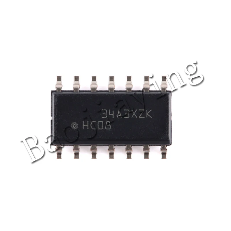 100PCS/Lot SN74HC08DR SOIC-14 Logic IC Chip 4 channels 2 inputs positive and negative doors