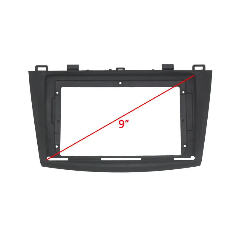 2 Din Car Radio Fascia For Mazda 3 Axela 2009 2010 2011 2012 2013 Auto Stereo Install Dash Panel Mounting Bezel Frame Kit